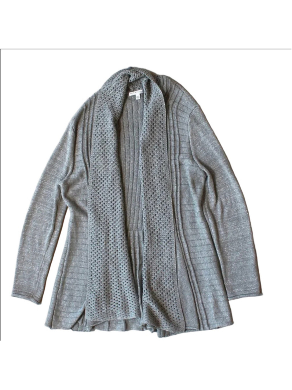 Notations Silver Cardigan